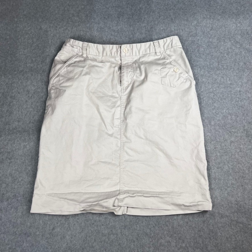 Columbia Sportswear: Khaki Knee Length Skirt Women 10 READ